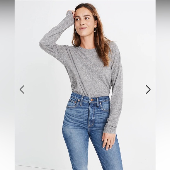 Madewell Tops - Madewell Rivet & Thread Ex-Boyfriend Long-Sleeve Tee Size 3x NWT